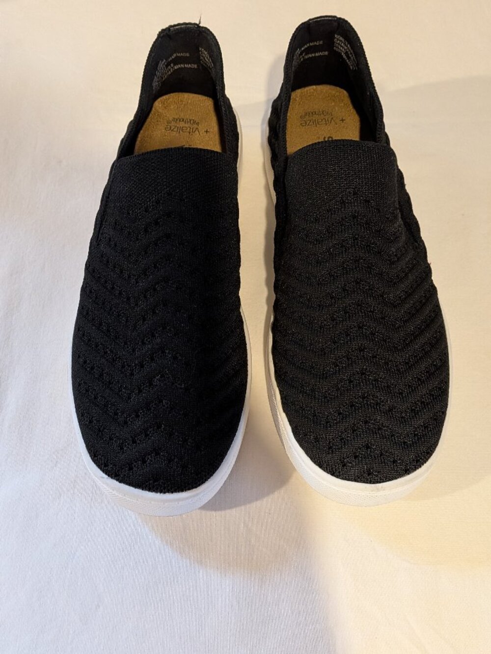 Sonoma Vitalize by Ortholite Catahoula Slip On's Women's 8 Black with Box